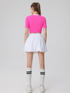 Bubble Tennis Skirt & Crop Top Set