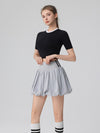 Bubble Tennis Skirt & Crop Top Set