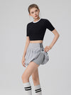 Bubble Tennis Skirt & Crop Top Set