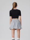 Bubble Tennis Skirt & Crop Top Set