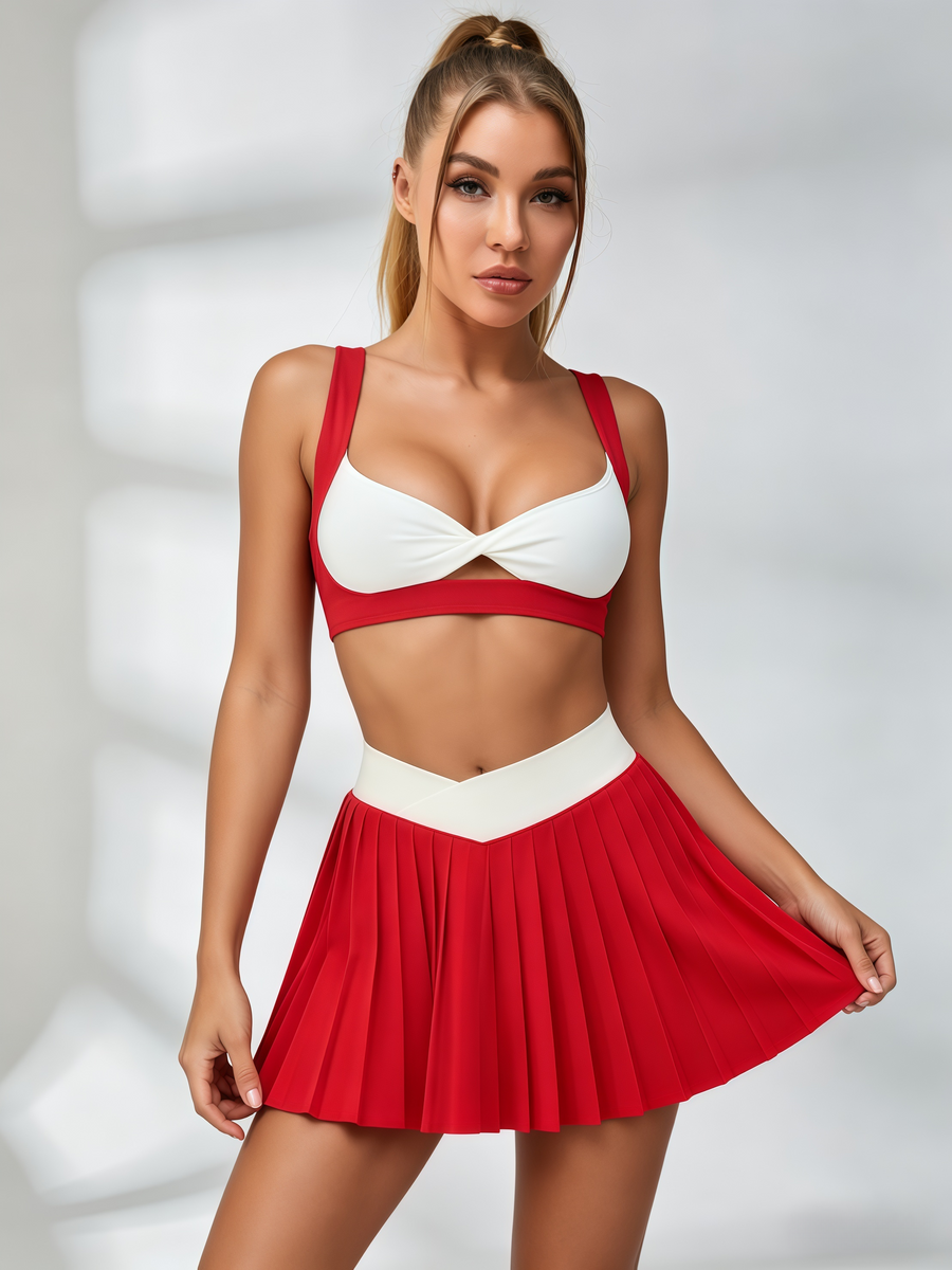 Color-Block Twist Tennis Set