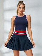 Striped Trim Tennis Set
