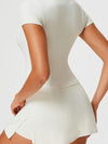 Notch-Neck Fitted Tennis Set