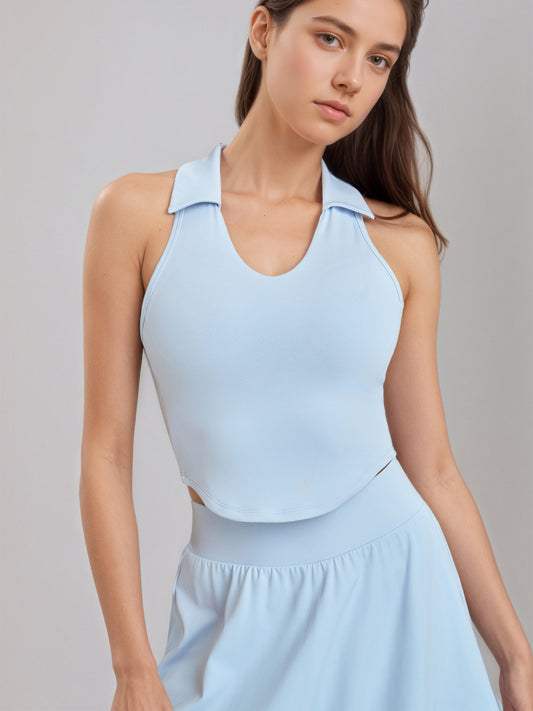 Collared Racerback Tennis Set