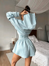 Corset Top Cropped Jacket Shorts 3 Piece Set