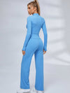 Zip‑Up Layering Flared Leggings 3‑Piece Set
