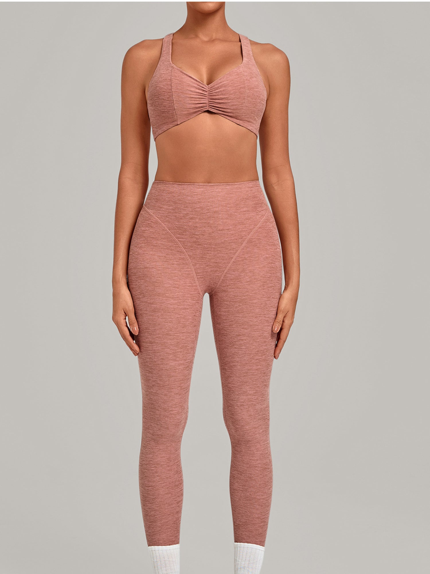 Seamless Tight Workout 2 Piece Activewear Set