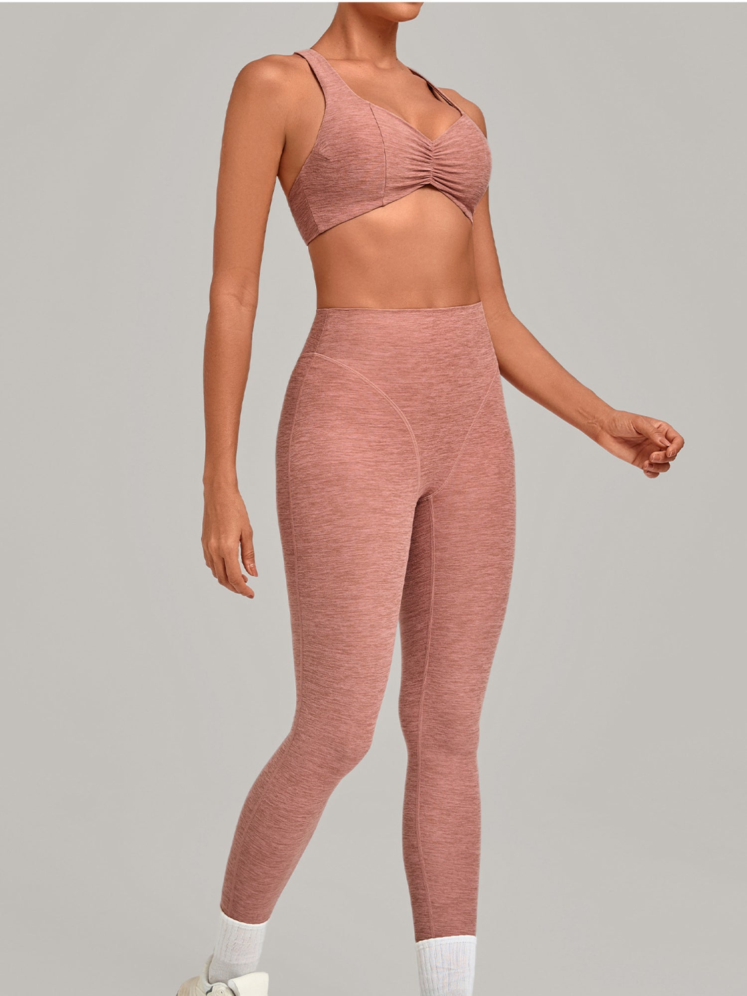 Seamless Tight Workout 2 Piece Activewear Set