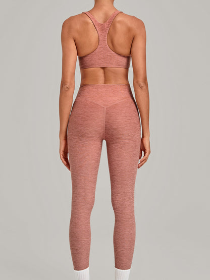 Seamless Tight Workout 2 Piece Activewear Set