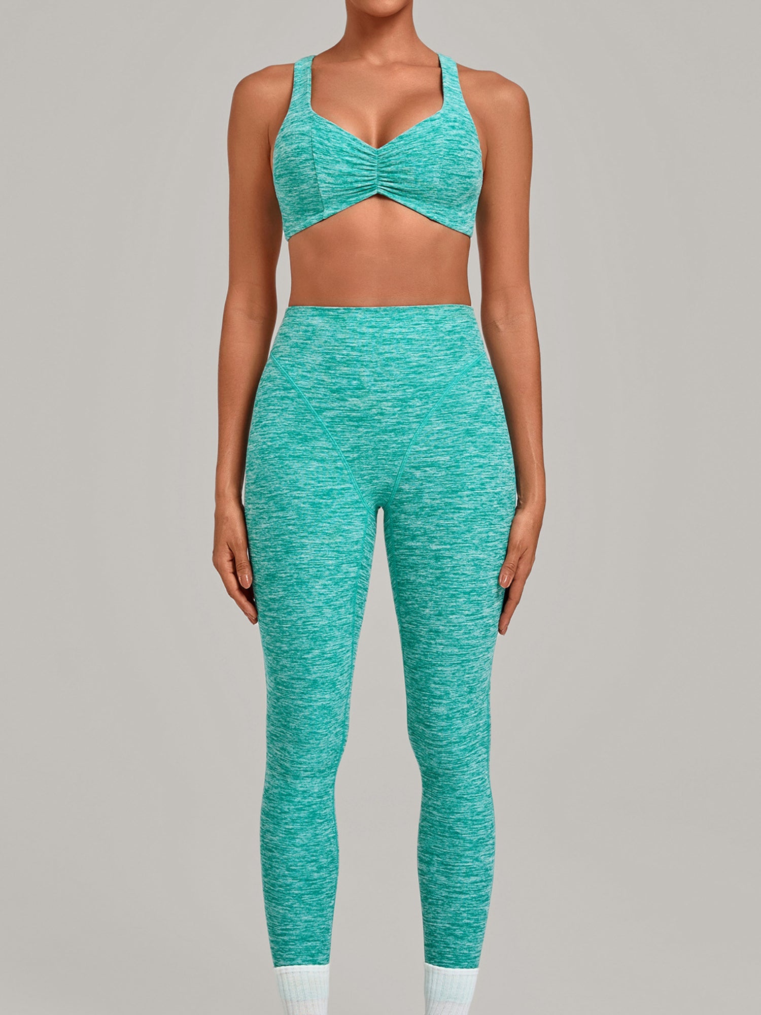 Seamless Tight Workout 2 Piece Activewear Set