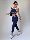 High Waist Tummy Control Butt Lifting Workout 2 Piece Set