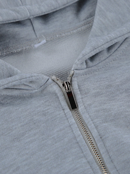 Zip Hoodie Wide Leg Pant 2 Piece Tracksuit