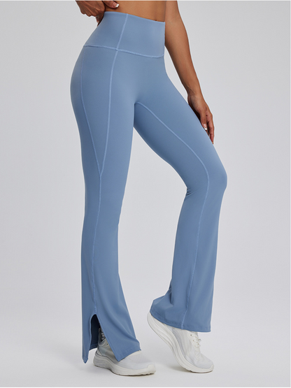 Halter Corset Top & Split Flared Leggings Set