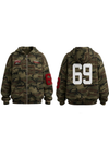 Feamle Pocket Camouflage Hoodie