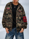 Feamle Pocket Camouflage Hoodie
