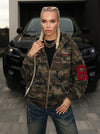 Feamle Pocket Camouflage Hoodie