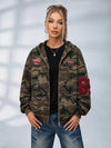 Feamle Pocket Camouflage Hoodie