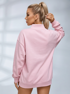 Letter Print Mock Neck Long Sleeve Top