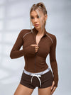 Zipper Stand Collar Jackets