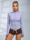 Zipper Stand Collar Jackets