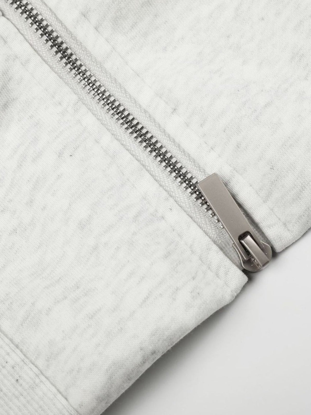Women's Cropped Washed Black Studded Zip-Up Hoodie