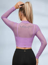 Sexy Sheer Mesh Long Sleeves