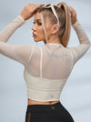 Sexy Sheer Mesh Long Sleeves