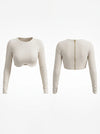 Push-up Cropped Long Sleeves