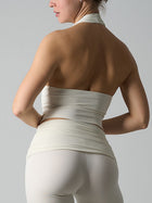 Women's Halter Neck Deep V Crop Top