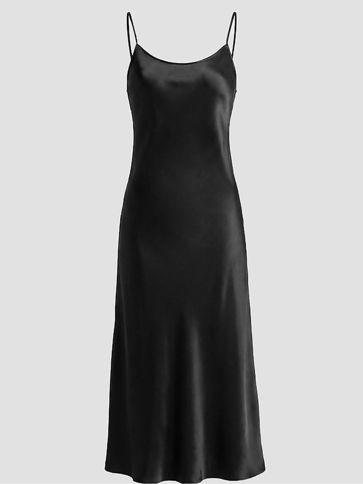 Elegant V-Neck Satin Slip Dress