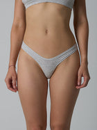 Low-Rise V-Cut Thong Panty