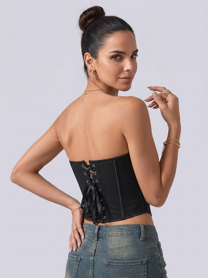 Sculpting Strapless Sweetheart Corset Top