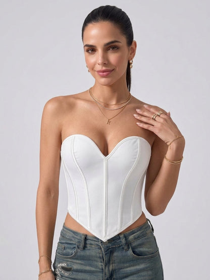 Sculpting Strapless Sweetheart Corset Top