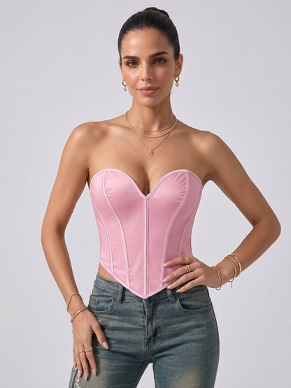Sculpting Strapless Sweetheart Corset Top