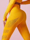 ZASUWA Female Long Sleeve Knit Seamless Fitness Long Sleeves