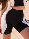 ZASUWA Female Contrast Color High Support Sports Bras