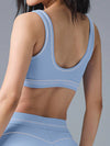 ZASUWA Female Contrast Color Push-lift Leggings