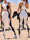 ZASUWA Female Contrast Color High Support Sports Bras