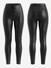 ❤Sexy Faux Leather Push Up Design Lace-up Leggings