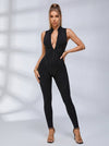 Corset Zipper Peach Booty Jumpsuit