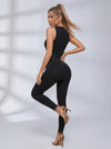 Corset Zipper Peach Booty Jumpsuit