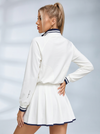 Half-Zip Windbreaker Tennis Set