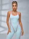 Cross Back Fit Romper