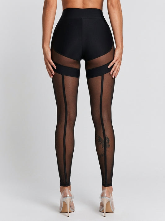 Super Sexy Unique Mesh Hip-lift Leggings