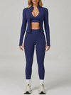 Deep V Back Seamless High-rise Leggings