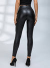 ❤PU Heart-Shape-Hip Leggings