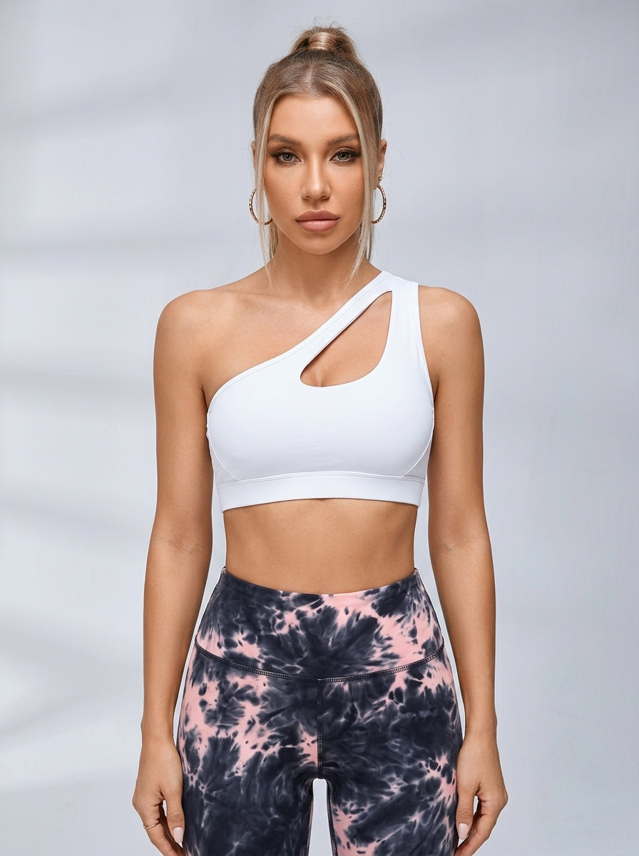 One-shoulder Sports Ankle Bras