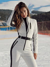 Waterproof Warm Zipper Ski Jumpsuit