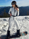 Waterproof Warm Zipper Ski Jumpsuit