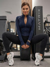 Zipper Thumbhole Long Sleeves